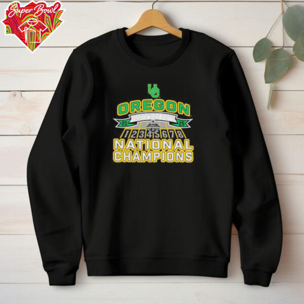 Oregon Ducks 2025 NCAA Women’s Indoor Track and Field National Champions shirt