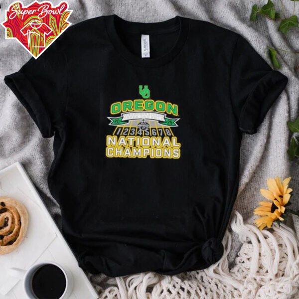 Oregon Ducks 2025 NCAA Women’s Indoor Track and Field National Champions shirt