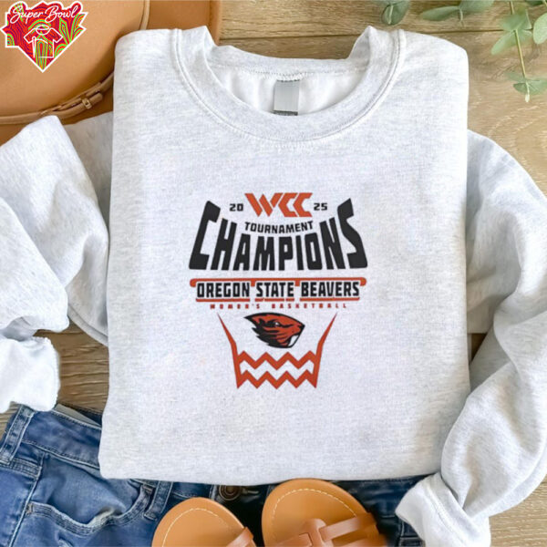 Oregon State Beavers WCC Womens Basketball Conference Tournament Champions 2025 shirt