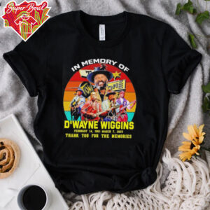 In memory of D’Wayne Wiggins thank you for the memories shirt