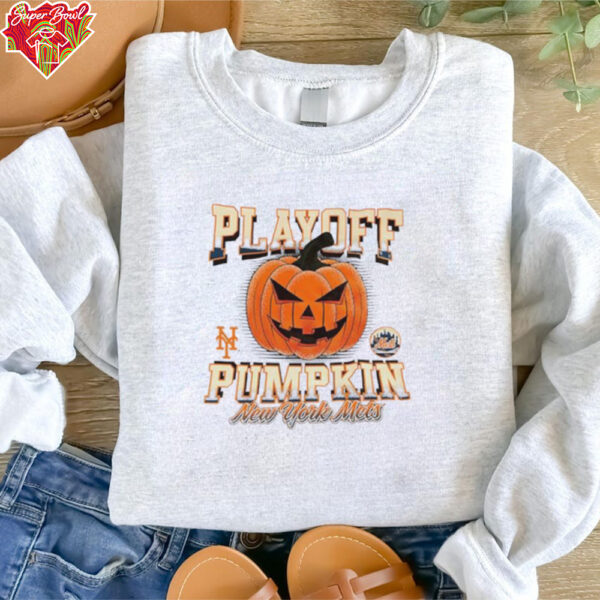 Playoff pumpkin New York Mets shirt