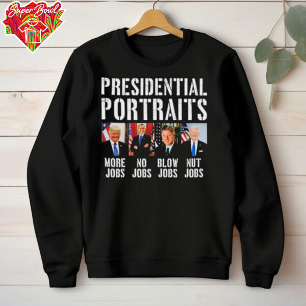 Presidential Portraits Trump Obama Biden Clinton shirt