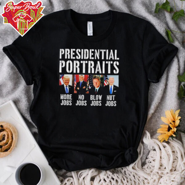 Presidential Portraits Trump Obama Biden Clinton shirt