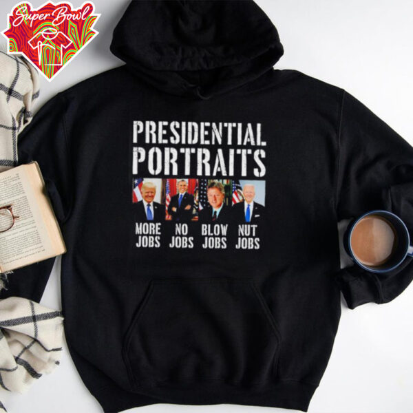 Presidential Portraits Trump Obama Biden Clinton shirt