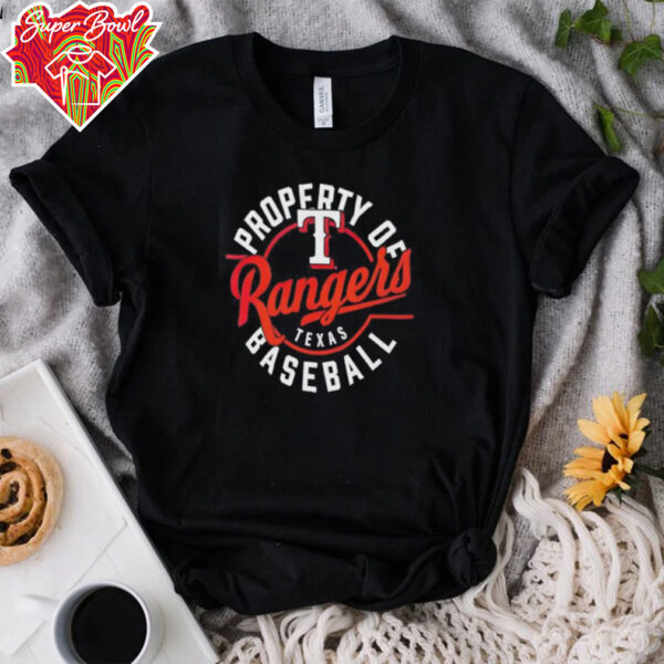 Property of Texas Rangers Baseball 2025 shirt