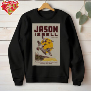 Official Jason Isbell February 23 2025 McCarter Theatre Princeton NJ Tour Poster T Shirt