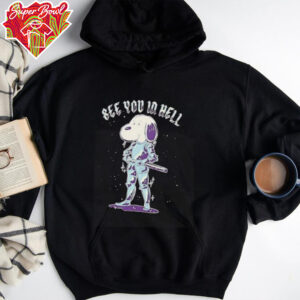 Snoopy see you in hell shirt