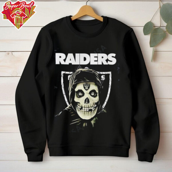 Raiders death big face shirt