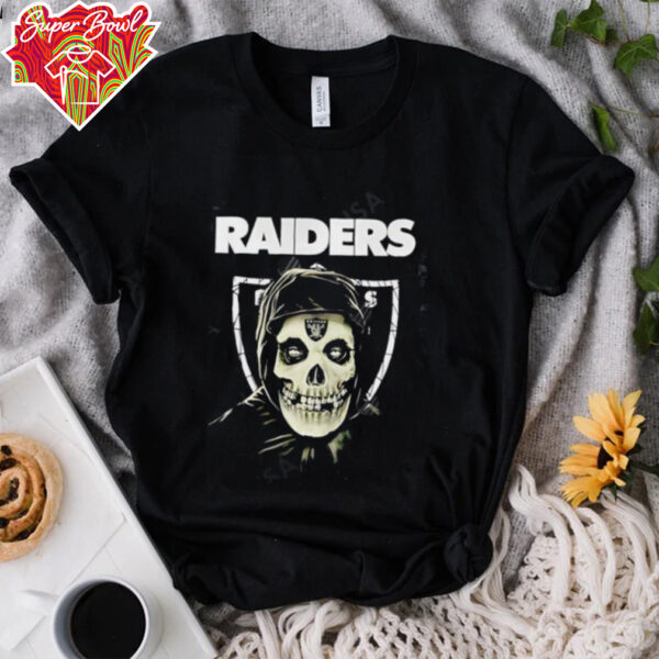 Raiders death big face shirt