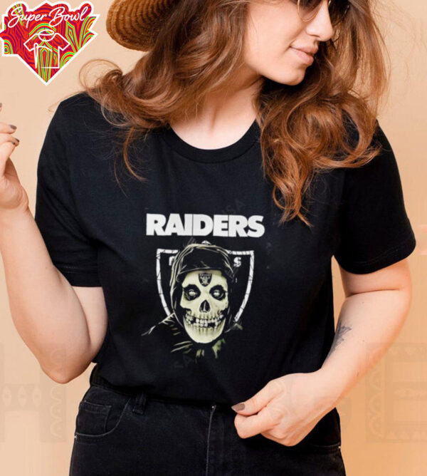 Raiders death big face shirt