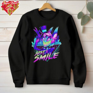 Neon alastor hazbin hotel just smile shirt