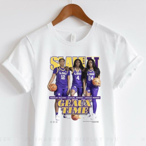 SLAM Cover LSU featuring Mikaylah Williams, Flau’jae Johnson, and Aneesah Morrow Shirt