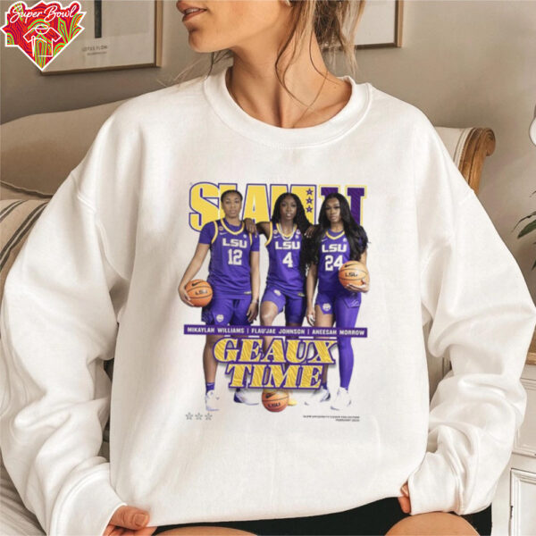 SLAM Cover LSU featuring Mikaylah Williams, Flau’jae Johnson, and Aneesah Morrow Shirt