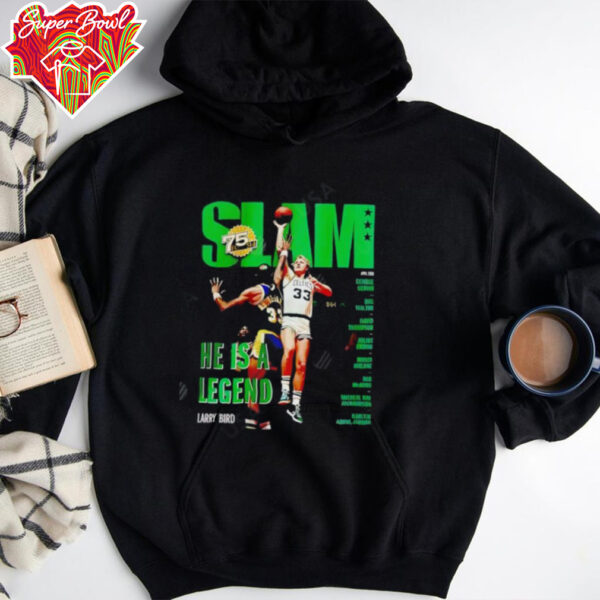 Slam He Is A Legend Larry Bird graphic shirt