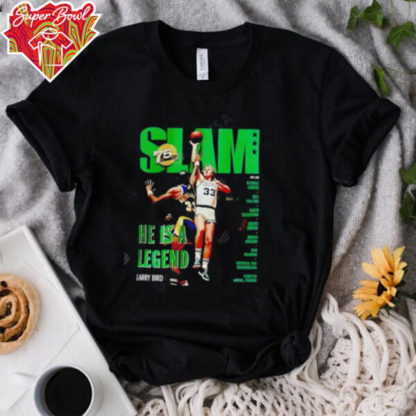 Slam He Is A Legend Larry Bird graphic shirt