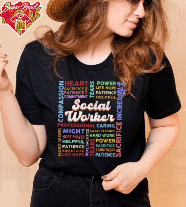 Social Worker Caseworker Public Servant Social Work Month T Shirt