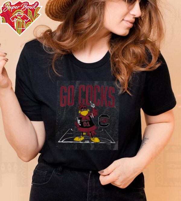 South Carolina Basketball Mascot Court Shirt