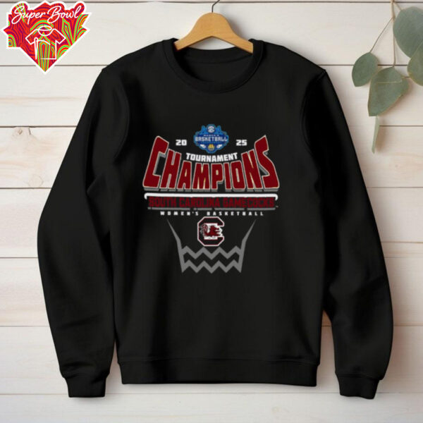 South Carolina Gamecocks 2025 SEC Women’s Basketball Conference Tournament Champions Shirt