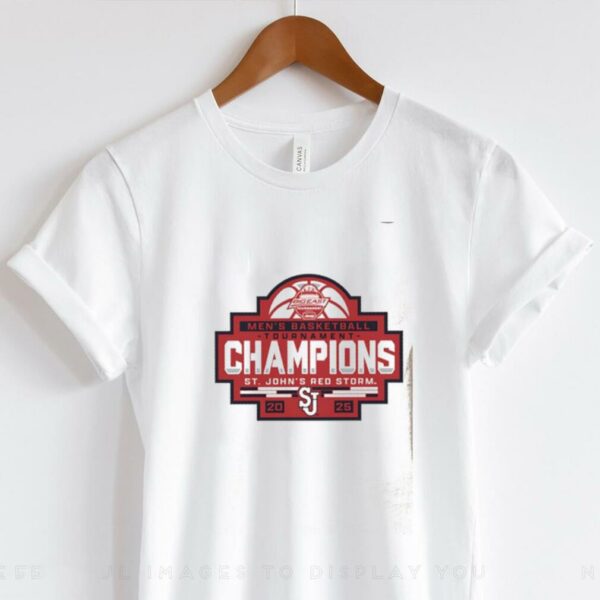 St. John’s Red Storm 2025 Big East Men’s Basketball Conference Tournament Champions shirt