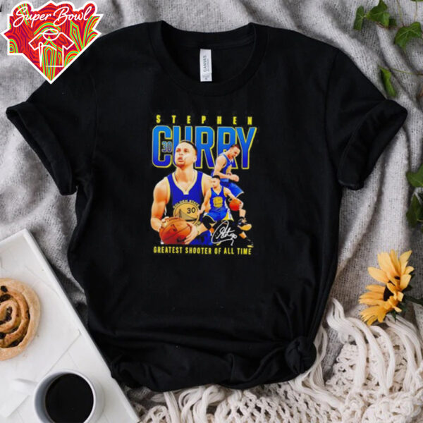 Stephen Curry NBA 30 Golden State Warriors Greatest Shooter of All Time signature shirt