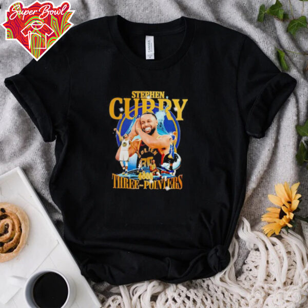 Stephen Curry x Golden State Warriors 4000 Three Pointers shirt