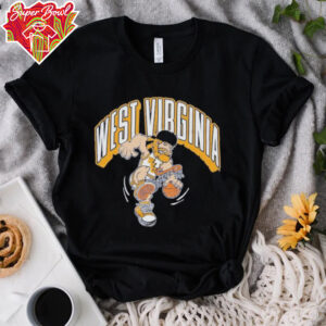 West Virginia Mountaineers Dunking Mascot T shirts