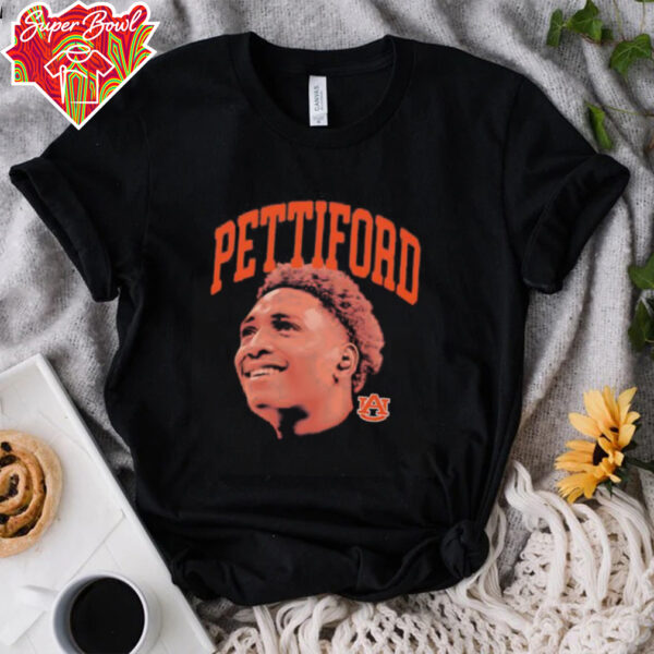 Tahaad Pettiford Auburn Tigers basketball portrait big head shirt