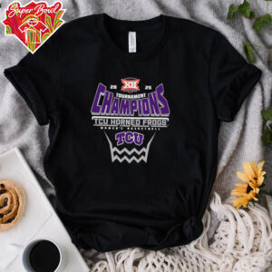 TCU Horned Frogs 2025 Big 12 Women’s Basketball Conference Tournament Champions Shirt