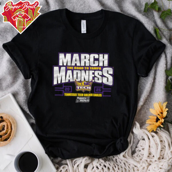 Tennessee Tech Golden Eagles Women’s Basketball 2025 NCAA March Madness Bound Shirt