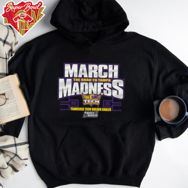 Tennessee Tech Golden Eagles Women’s Basketball 2025 NCAA March Madness Bound Shirt