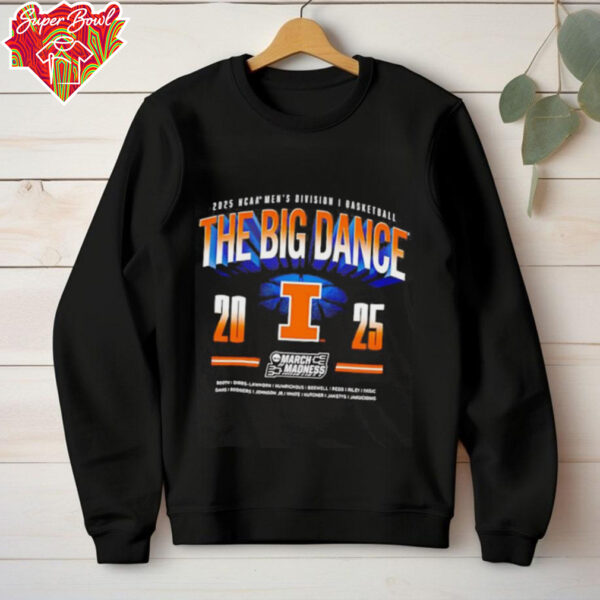 The Big Dance 2025 NCAA Division I Men’s Basketball Illinois Fighting Illini shirt