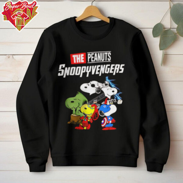 The Peanuts Snoopy Avengers cartoon shirt