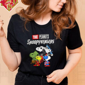 The Peanuts Snoopy Avengers cartoon shirt