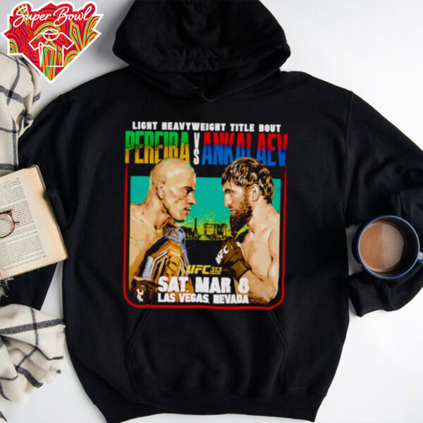 UFC 313 Alex Pereira vs Magomed Ankalaev matchup shirt