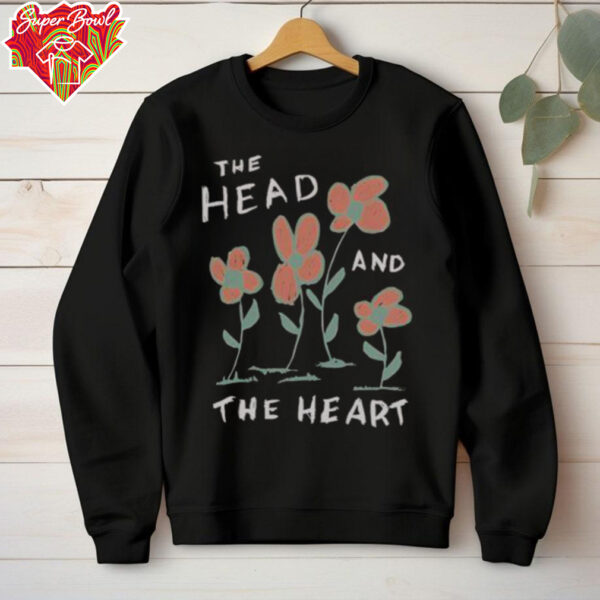 Nice The Head And The Heart Flower T Shirt