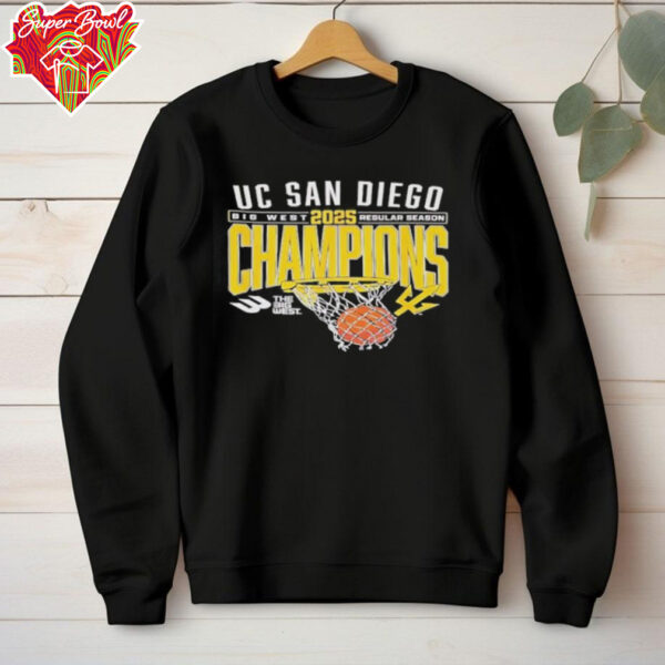 Uc San Diego Tritons 2025 Big West Regular Season Basketball Champions shirt