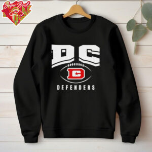 DC Defenders Football Outline logo shirt