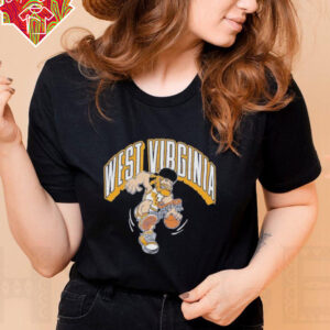 West Virginia Mountaineers Dunking Mascot T shirts