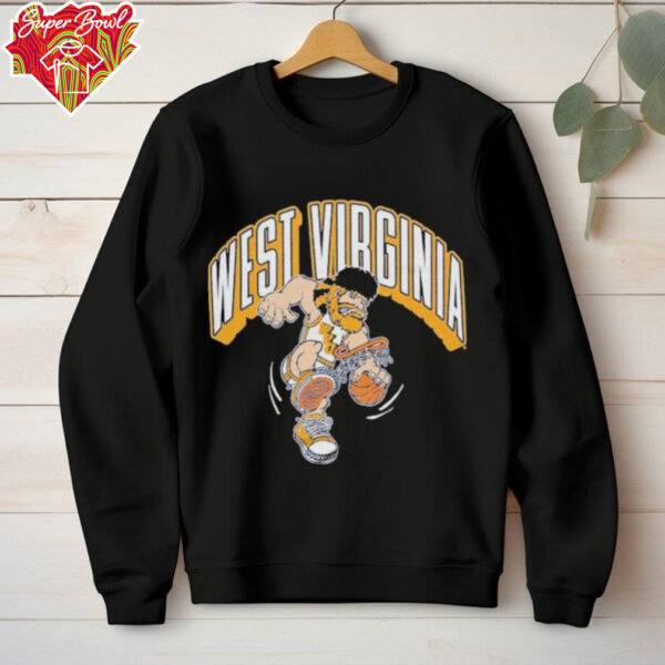 West Virginia Mountaineers Dunking Mascot T shirts