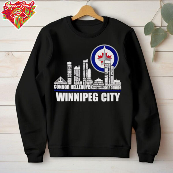 Winnipeg City skyline city player name shirt