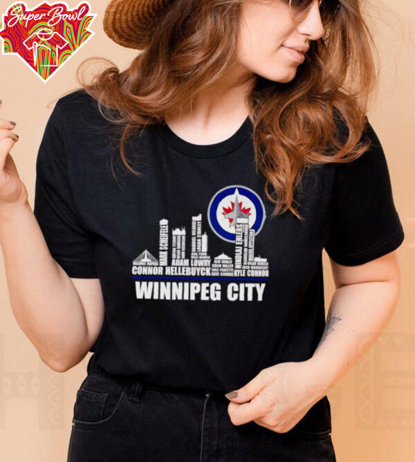 Winnipeg City skyline city player name shirt