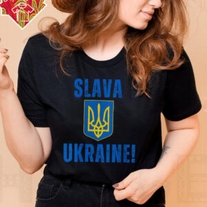 Womens Slava Ukraine V Neck T Shirt