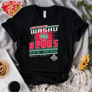 NCAA DIII Men’s Washu Bears basketball Championship 2025 shirt