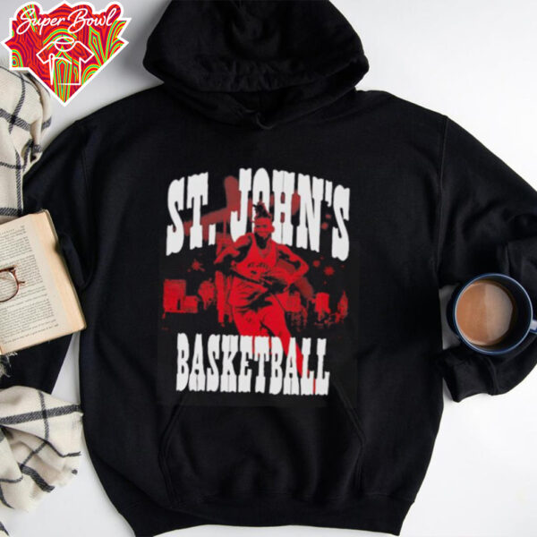 Zuby Ejiofor St Johns basketball comic shirt