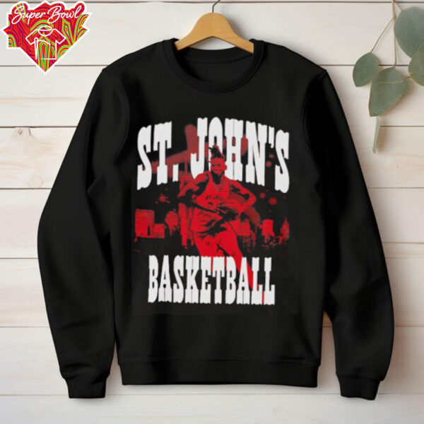 Zuby Ejiofor St Johns basketball comic shirt