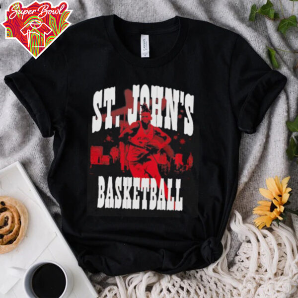 Zuby Ejiofor St Johns basketball comic shirt