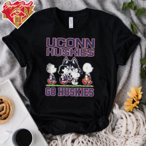 Official Snoopy And The Peanuts Uconn Huskies Go Huskies T shirts