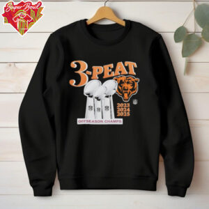 Chicago Bears 3 peat Off Season Champs 2023 2025 shirt