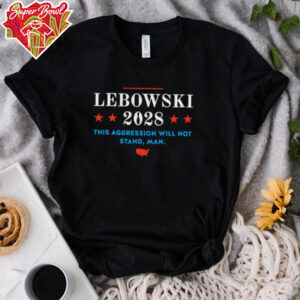 Lebowski 2028 this aggression will not stand man hoodie