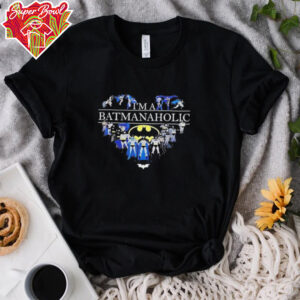 I’m a batmanaholic heart shirt